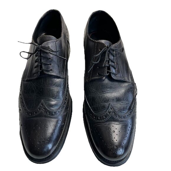 Coach Italy Stockton Brown Leather Wingtip Oxford Dress Shoes Sz 12D main image 9